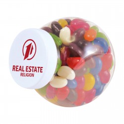Promotional Jelly Beans - Assorted Colour Mini Jelly Beans in Container