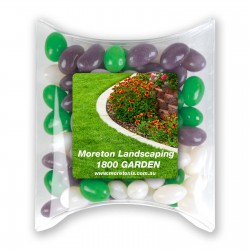 Promotional Jelly Beans - Corporate Colour Mini Jelly Beans in Pillow Pack