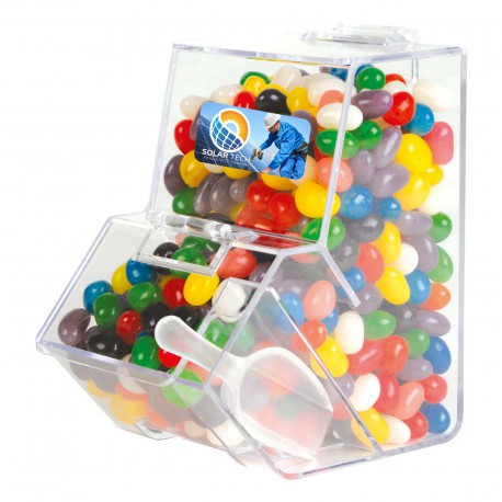 Assorted Colour Mini Jelly Beans in Dispenser