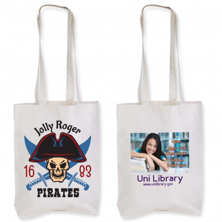 Tote & Calico Bags - Long Handle Bamboo Bag