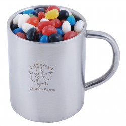 Assorted Colour Mini Jelly Beans in Java Mug