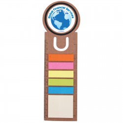Printed Post It Notes - Circle Bookmark / Noteflag Ruler