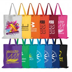 Tote & Calico Bags - Coloured Cotton Short Handle Tote Bag