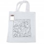 Tote & Calico Bags - Colouring Short Handle Cotton Bag & Crayons