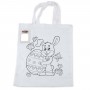 Tote & Calico Bags - Colouring Short Handle Cotton Bag & Crayons