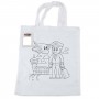 Tote & Calico Bags - Colouring Short Handle Cotton Bag & Crayons