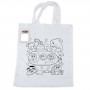 Tote & Calico Bags - Colouring Short Handle Cotton Bag & Crayons