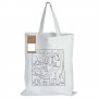 Tote & Calico Bags - Colouring Short Handle Cotton Bag & Pencils