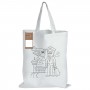 Tote & Calico Bags - Colouring Short Handle Cotton Bag & Pencils