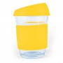 Reusable Coffee Cups - Glass - Vienna Coffee Cup / Silicone Lid 320ml