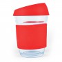 Reusable Coffee Cups - Glass - Vienna Coffee Cup / Silicone Lid 320ml