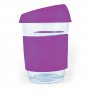 Reusable Coffee Cups - Glass - Vienna Coffee Cup / Silicone Lid 320ml