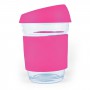 Reusable Coffee Cups - Glass - Vienna Coffee Cup / Silicone Lid 320ml