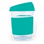Reusable Coffee Cups - Glass - Vienna Coffee Cup / Silicone Lid 320ml