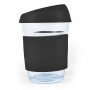 Reusable Coffee Cups - Glass - Vienna Coffee Cup / Silicone Lid 320ml