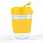 Reusable Coffee Cups - Glass - Vienna Coffee Cup / Flip Lid 320ml
