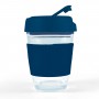 Reusable Coffee Cups - Glass - Vienna Coffee Cup / Flip Lid 320ml