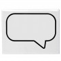 Printed Post It Notes - Speech Bubble Sticky Notes