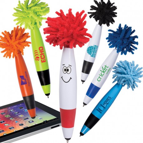 Stylus Pens - Mop Top Junior Ballpoint Pen / Stylus