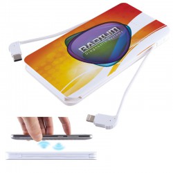 Custom Printed Lanyards - 5,000mah Maximus Wireless Power Bank