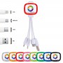 USB Hubs & Cables - Family Light Up 3 in 1 Cable