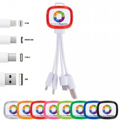 USB Hubs & Cables - Family Light Up 3 in 1 Cable