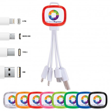 USB Hubs & Cables - Family Light Up 3 in 1 Cable