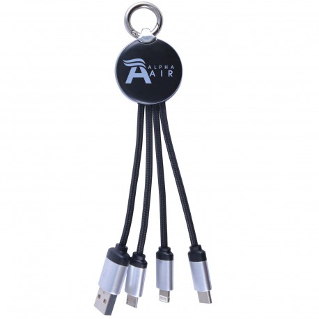USB Hubs & Cables - Glimmer Round Glow Cable