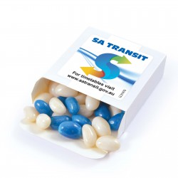 Promotional Jelly Beans - Corporate Colour Jelly Beans in 50g Box