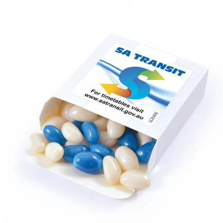 Promotional Jelly Beans - Corporate Colour Jelly Beans in 50g Box