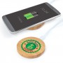 Phone & Tablet Chargers - Arc Round Bamboo Wireless Charger