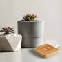 Phone & Tablet Chargers - Arc Square Bamboo Wireless Charger