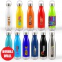 Drink Bottles - Metal - Soda Vacuum Bottle with Hanger Lid 500ml