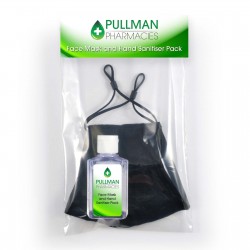 Face Masks - Deluxe Face Mask / Hand Sanitiser Pack