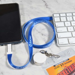 Custom Printed Lanyards - Lumen Lanyard Cable