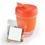 Reusable Coffee Cups - Glass - Vienna Coffee Cup with M&Ms