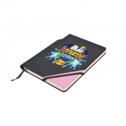 Promotional Journals & Noteboooks - Argos A5 Notebook with Pen Holder in Spine