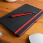 Promotional Journals & Noteboooks - Venture Supreme Notebook / Slalom Pen