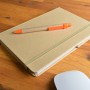 Promotional Journals & Noteboooks - Venture A5 Natural Notebook / Matador Pen