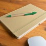 Promotional Journals & Noteboooks - Venture A5 Natural Notebook / Matador Pen