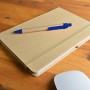 Promotional Journals & Noteboooks - Venture A5 Natural Notebook / Matador Pen