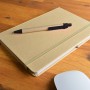 Promotional Journals & Noteboooks - Venture A5 Natural Notebook / Matador Pen