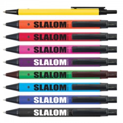 Metal Promotional Pens - Slalom Flat Aluminium Pen