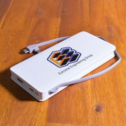 Custom Printed Lanyards - Sabre Eco Wireless Power Bank