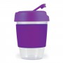 Reusable Coffee Cups - Kick Cup Crystal / Silicone Band 320ml