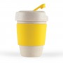 Reusable Coffee Cups - Kick Eco Coffee Cup / Silicone Band 320ml