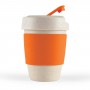 Reusable Coffee Cups - Kick Eco Coffee Cup / Silicone Band 320ml