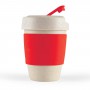 Reusable Coffee Cups - Kick Eco Coffee Cup / Silicone Band 320ml