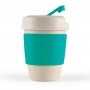 Reusable Coffee Cups - Kick Eco Coffee Cup / Silicone Band 320ml