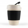 Reusable Coffee Cups - Kick Eco Coffee Cup / Silicone Band 320ml